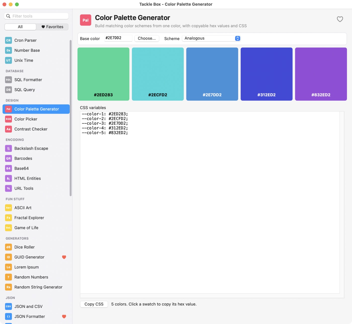Color Palette Generator
